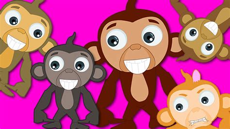 Five Little Monkeys Jumping On The Bed - HooplaKidz