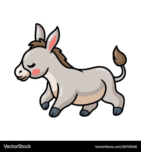 Cute Donkey Drawing