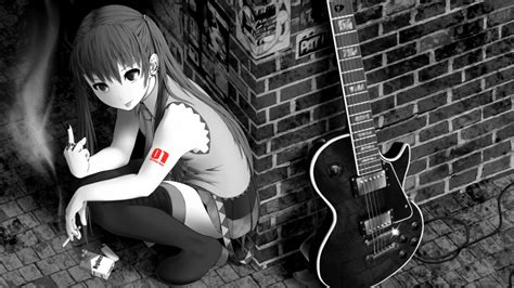 Anime Girl Guitar Wallpapers - Wallpaper Cave