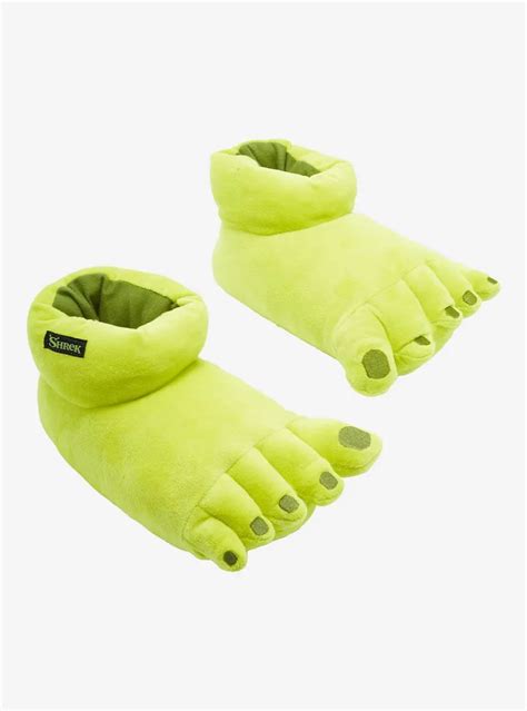 Hot Topic Shrek Feet Plush Slippers | Hawthorn Mall