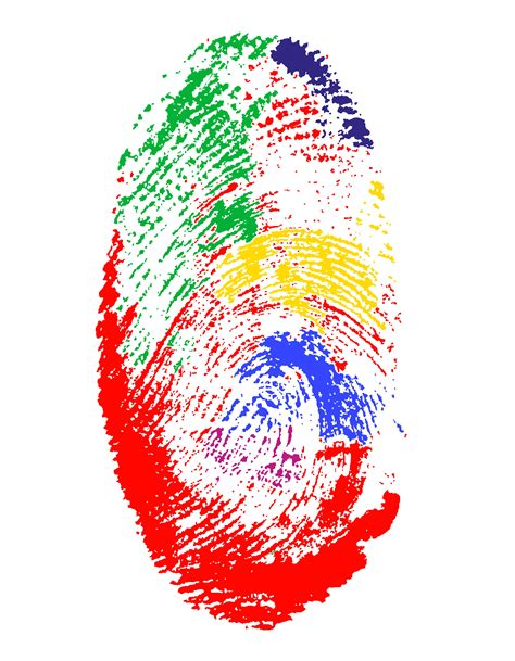 fingerprint of different colors vector illustration 514288 Vector Art at Vecteezy