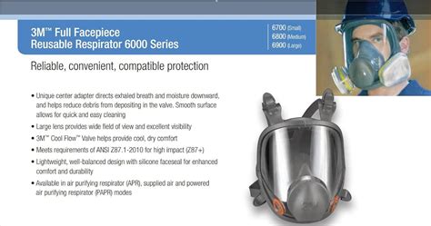 3m 6000 Respirator Size Chart: A Visual Reference of Charts | Chart Master