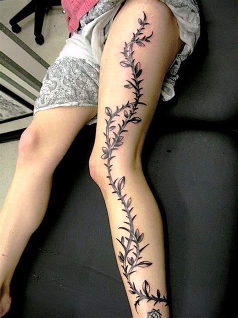 30 Leg Tattoos Ideas For Women - Flawssy