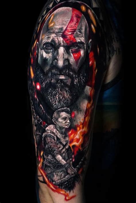 Kratos Tattoos: Unleash the Power of the God of War | Art and Design