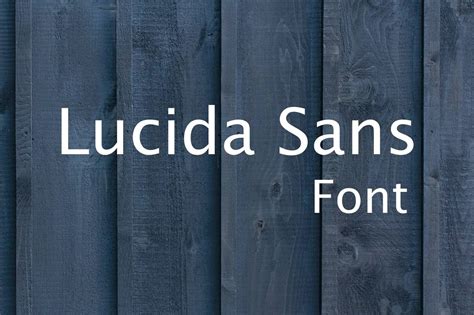 Lucida Sans Font Free Download