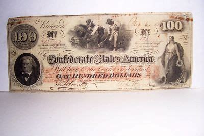 Confederate $100 Dollar Bill 1862 Richmond | #135777908