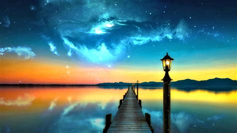 Night Sky Over Ocean Horizon Wallpapers - Wallpaper Cave