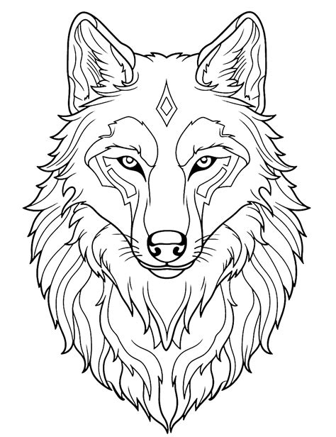 50 Wolf Coloring Pages: Printable Sheets