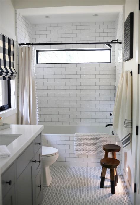 Black & White Farmhouse Bathroom - Styled By Kasey | Small bathroom ...