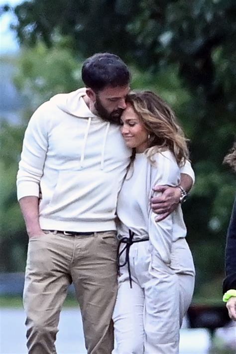 Jennifer Lopez cuddles up with boyfriend Ben Affleck in a sweet new photo as they make their ...