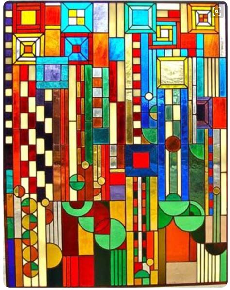 Frank Lloyd Wright Stained Glass Wall Art – Glass Designs