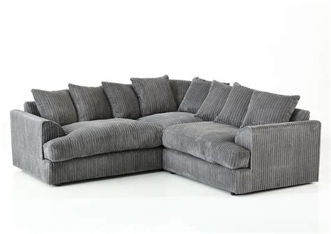 Grey Fabric Corner Sofa Next | Baci Living Room