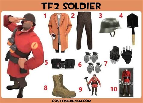 How To Dress Like TF2 Soldier Costume Guide