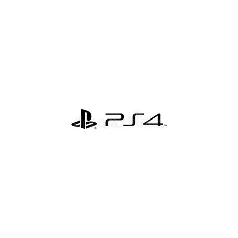 PS4 Logo Vector on White Background Editorial Image - Illustration of button, sony: 206665905