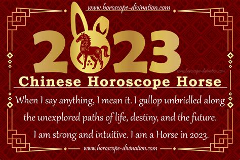 Chinese Horoscope 2023 Horse - Prediction & Future