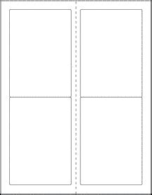 3.5" x 5" Blank Label Template - OL5100