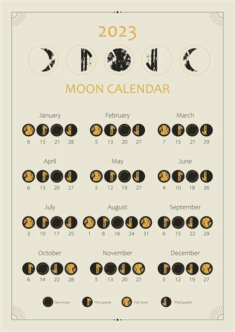 Full Moon Calendar 2023 2024 - Calendar Printables