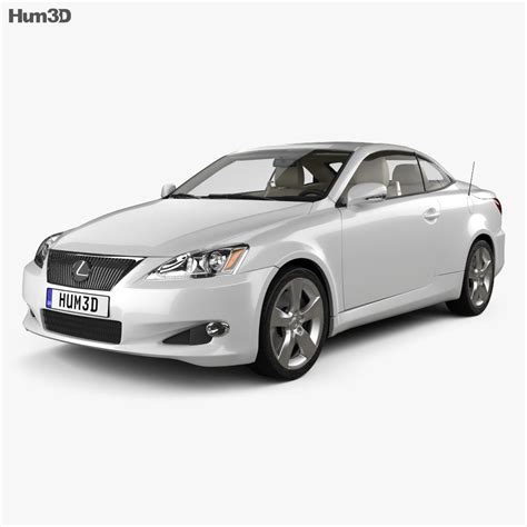 Lexus IS (XE20) with HQ interior 2013 3D model - Vehicles on Hum3D