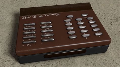 3D vintage tv remote control - TurboSquid 1216785