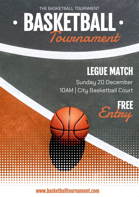 Basketball Tournament Poster | Poster Template