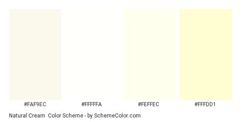 Natural Cream Color Scheme » Cream » SchemeColor.com