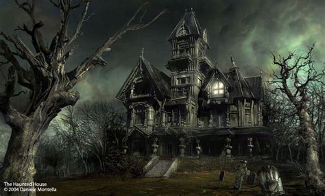 Halloween Haunted House Wallpapers - Wallpaper Cave