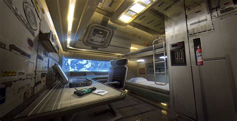 ArtStation - Cosmic human colony station., B S | Spaceship interior, Spaceship design ...