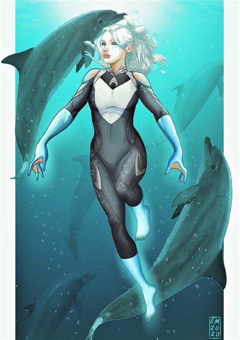 [Fan Art] Dolphin Fan Art by Me : r/DCcomics