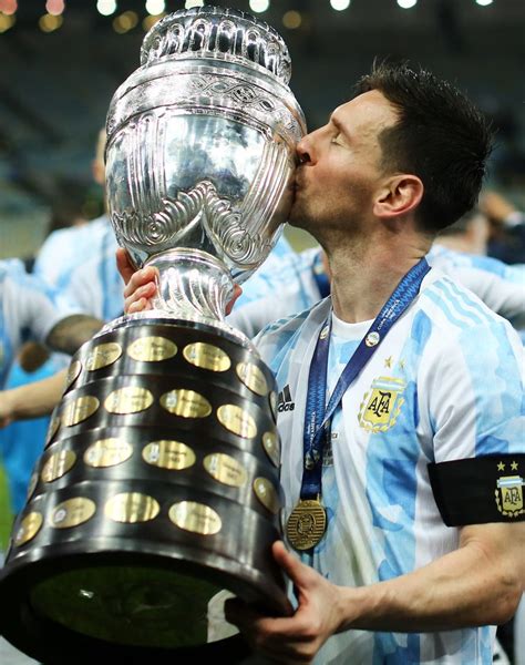 Argentina Juara Copa America 2021, Statistik Messi Setelah 4 Piala Dunia, 6 Copa America ...