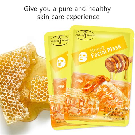 Buy aichun honey facial mask moisturizing facial mask skin brightening ...