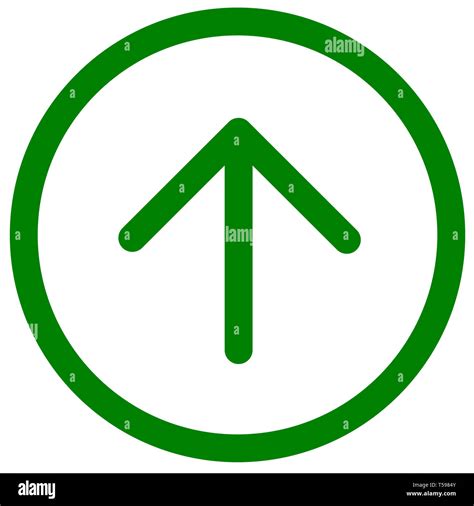 green Arrow pointing up direction symbol. green Directional Arrow sign icon. Flat up arrow ...