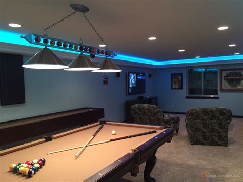 Man Cave Game Room LED Lighting - Contemporary - Family Room - Seattle - by Solid Apollo LED | Houzz