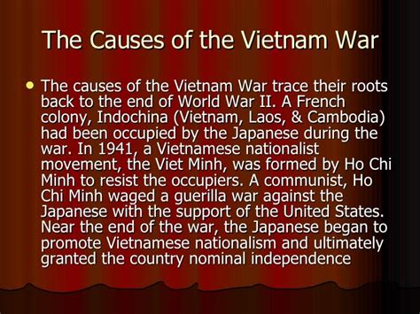 The Vietnam War