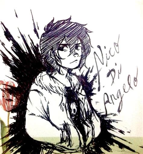 Nico di Angelo: pen drawing by Vixam on DeviantArt