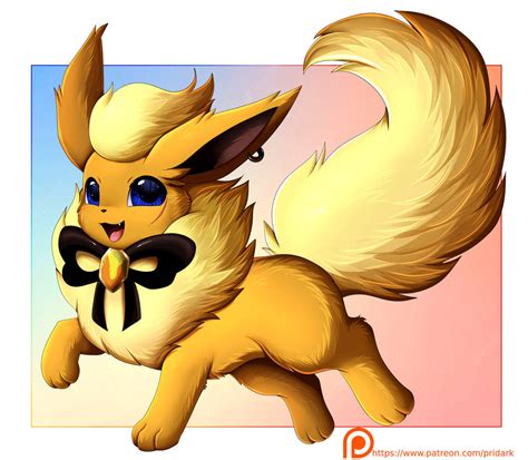 Comm: Shiny Flareon by pridark on DeviantArt