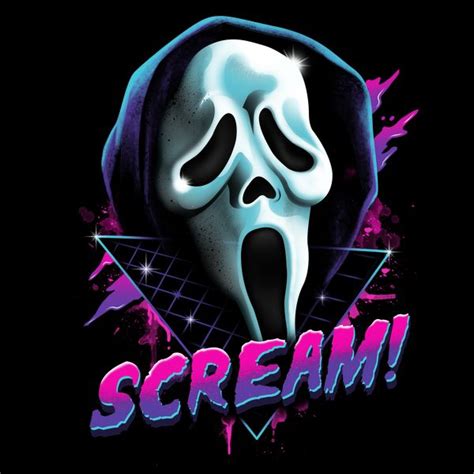 Rad Scream - Dude, You Totally Stabbed Me Bro! Not Cool! - Neatorama Horror Posters, Horror ...