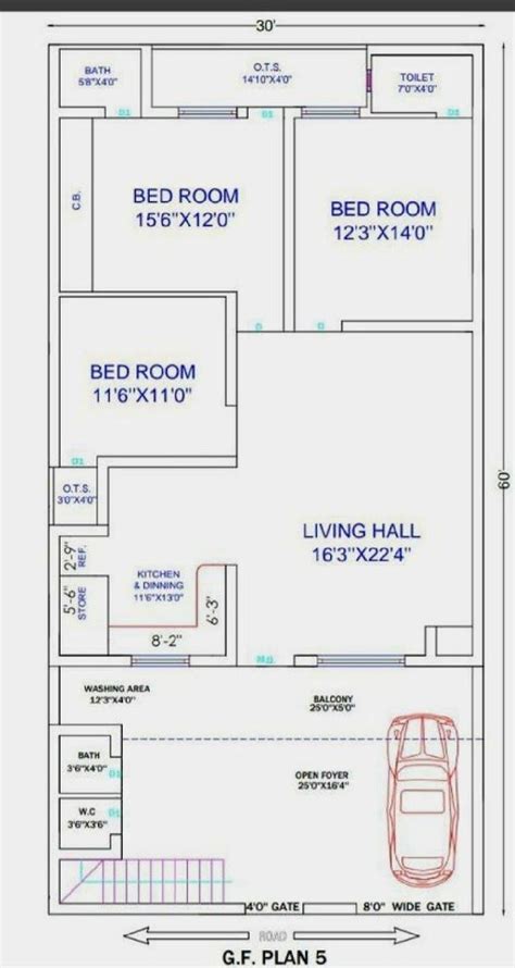 New house plans with detail, two bedrooms house map with detail and images | House map ...