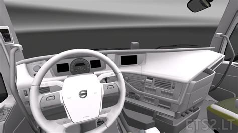 Volvo FH 2012 White Interior | ETS 2 mods