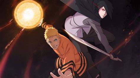 Download Naruto And Sasuke Adult Version Wallpaper | Wallpapers.com