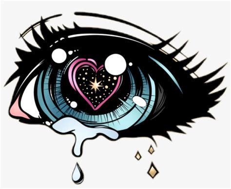 Tears Sticker - Anime Eyes Crying Drawing Transparent PNG - 1024x790 - Free Download on NicePNG