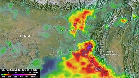 Bangladesh's Heavy Rainfall Examined With IMERG | Precipitation ...