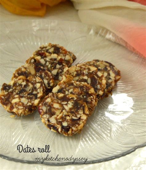 Dates Nuts Rolls Recipe | Bakery Style Dates Nut Roll | Video Recipe