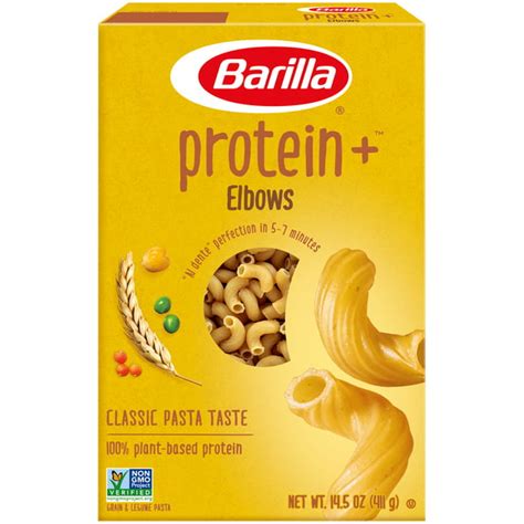 Barilla Protein+ Elbows Pasta, 14.5 oz - Walmart.com - Walmart.com