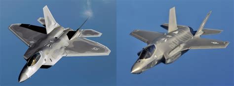 F-22 Vs. F-35: Top 10 Differences Between The Raptor & Lightning II - Operation Military Kids