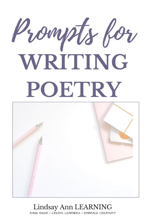 Effective Prompts for Writing Poetry