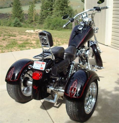 Mike's Harley-Davidson Dyna Frankenstein Trike. Built with a Trike ...