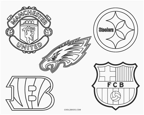 Football Logos Coloring Pages - Coloring Home