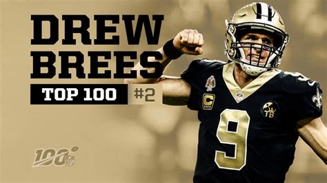 Saints quarterback Drew Brees lands at No. 2 on NFL Network's list of Top 100 players