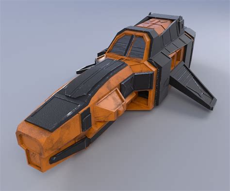 3D model Spaceship VR / AR / low-poly | CGTrader