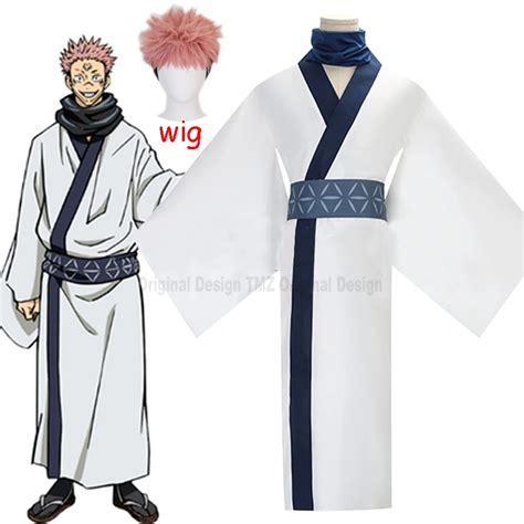 Anime Jujutsu Kaisen Ryomen Sukuna Cosplay Costumes Luxury Kimono Bathrobe Men Women Outfits ...